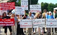 Großkundgebung des VEBWK auf der Theresienwiese